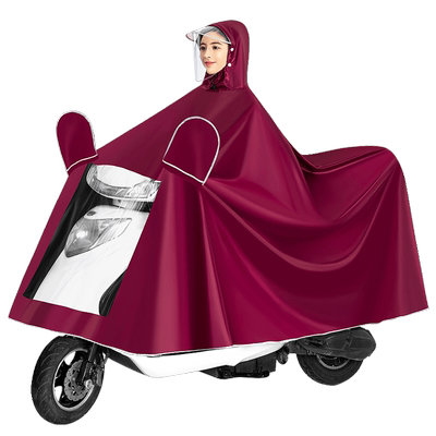 雨衣电动车厚电动车雨衣婉芳儿
