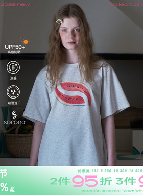 riverstone plus索罗那圆领速干t恤女25年夏季防晒凉感抑菌薄短袖