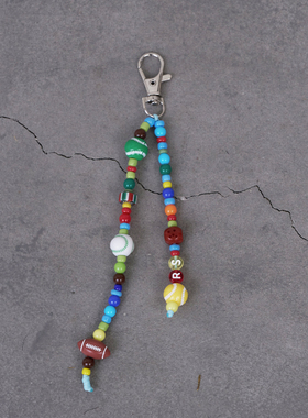 riverstone plus 手工穿珠裤链配饰腰链挂饰牛仔裤挂件女背包挂件