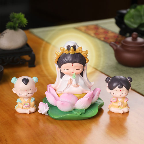 国风祥云配件莲花座摆件装饰底座