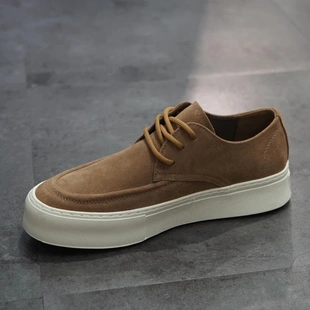 街头复古小单鞋 百搭厚底沙漠鞋 240943 休闲低帮鞋 帕达索软底滑板鞋