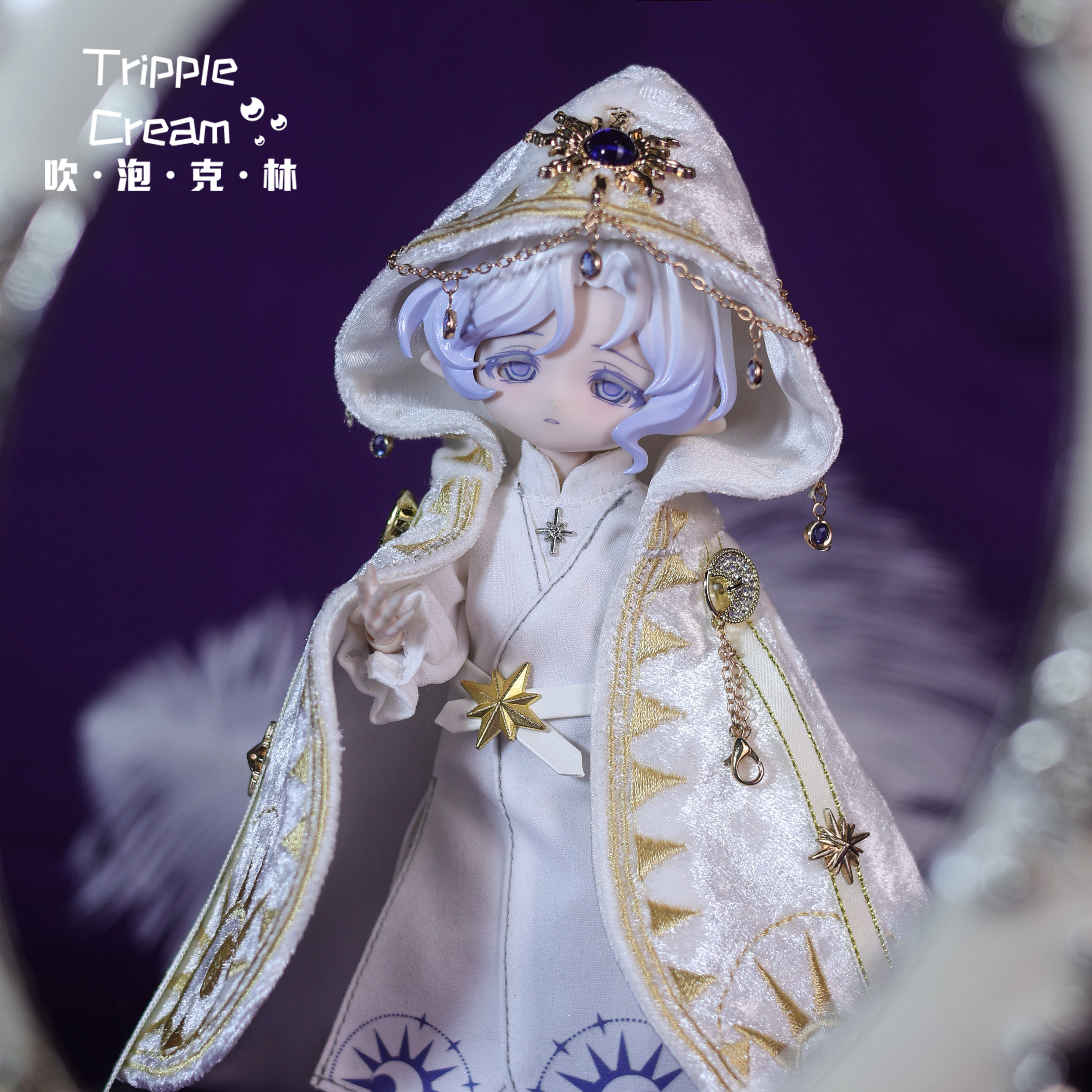 吹泡克林神殿祭祀新色12分8分玩偶BJD娃衣祭祀魔法披风套装