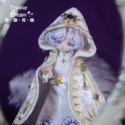 吹泡克林神殿祭祀新色12分8分玩偶BJD娃衣祭祀魔法披风套装