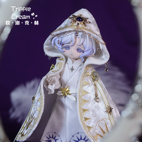 吹泡克林神殿祭祀新色12分8分玩偶BJD娃衣祭祀魔法披风套装