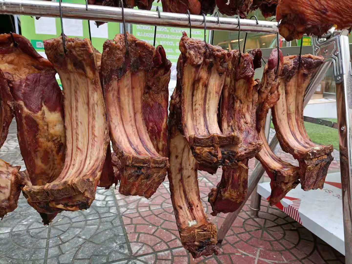 陕西特产烟熏腊肉腊排骨精选肋排