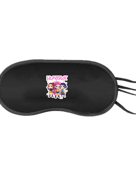 kpop demonhunters 猎魔黑色眼罩周边眼罩透气遮光眼罩男女同款眼