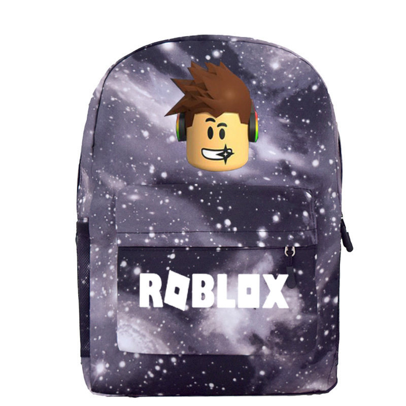 roblox星空书包游戏周边双肩包男女学生背包牛津印花拉链电脑包,模玩/动漫/周边/娃圈三坑/桌游,动漫背包/钱包/箱包,淘宝优惠券,粉丝福利购,淘宝优惠卷