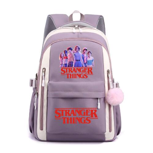 怪奇物语stranger周边印花双肩背