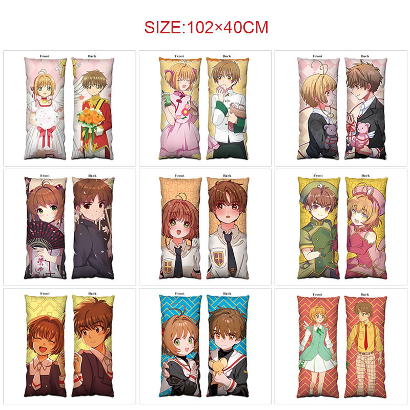 外贸跨境系百变小樱动漫长款抱枕 直供 打造二次元温馨空间