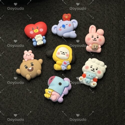 BTS洞洞鞋diy配饰配件卡通可爱