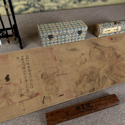 东晋顾恺之女史箴图国画仕女图古代人物画中式客厅装饰背景墙挂画