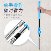 旋转拖把杆单杆通用自动脱水一拖净配件家用墩布地拖布杆2025新款