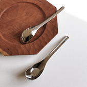 316L不锈钢元 宝勺高颜值汤勺匙家用宝宝儿童加深小勺子调羹集公度