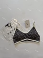 Dark Gray Leopard Bra