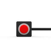 电脑开机键台式 机箱用 机电源开关外置开关按钮铝合金自复位开放式