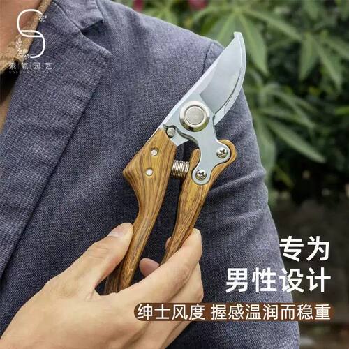 专业修枝剪园艺剪枝剪刀家用花艺工具园林果树强力粗枝剪弹簧