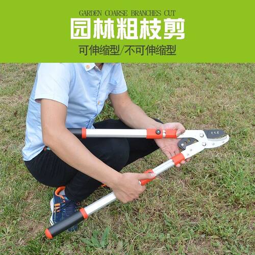 修枝粗枝剪大力家用伸缩省力高空果树剪刀强力SK-5大开口园林工具
