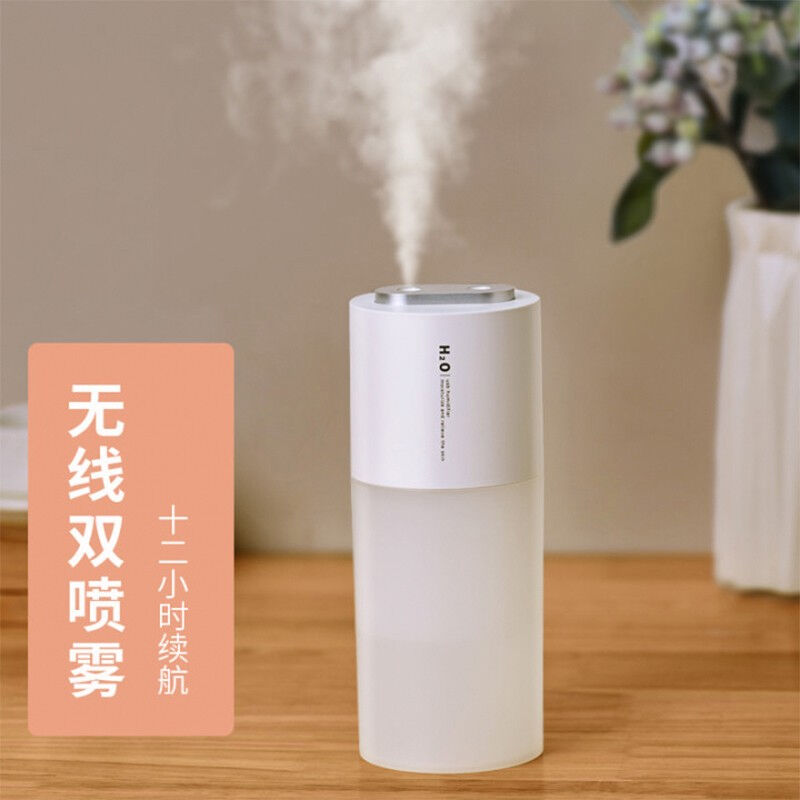闹闹熊加湿器卧室办公室迷你静音大容量车家两用大雾量车载加湿器