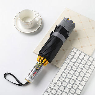 空谷三代反向十骨透明安全自动晴雨伞折叠晴雨两用防晒防紫外线遮