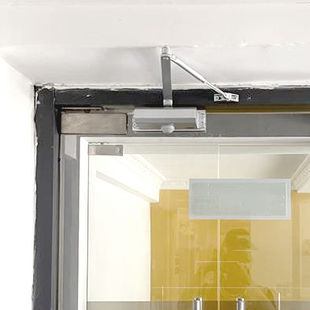 玻璃门无框免打孔缓冲关门闭门器防火门钢化阻尼液压定位办公室门