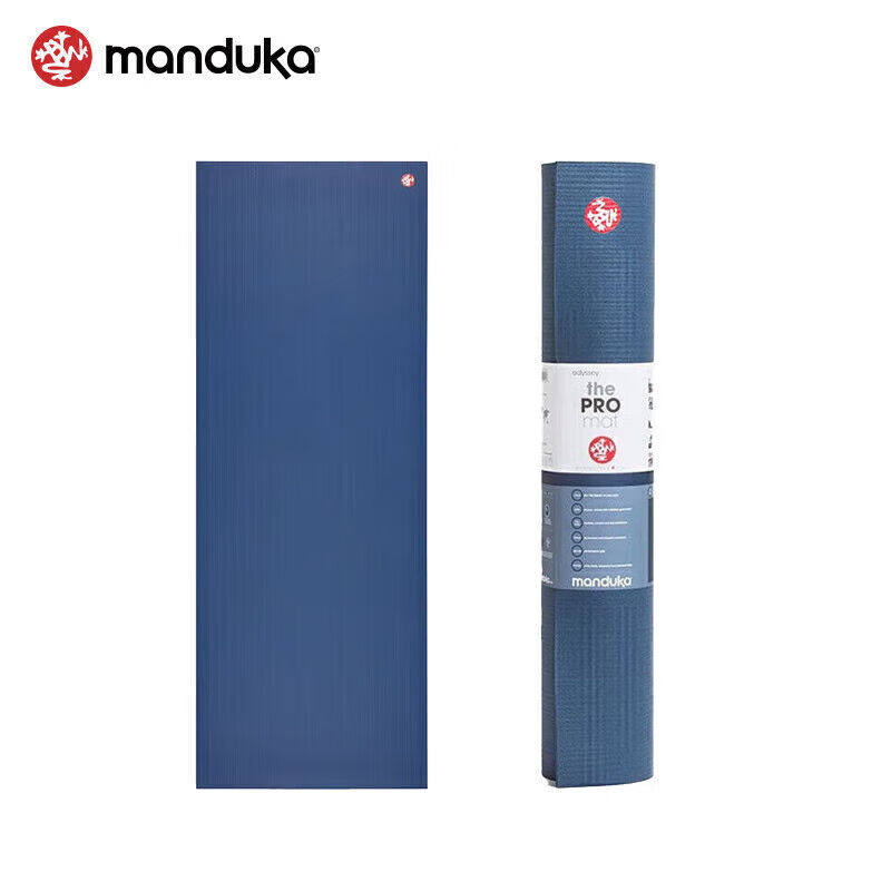 MANDUKAPRO加长版传奇系列防滑瑜伽垫青蛙健身垫厚度阿汤神器黛蓝