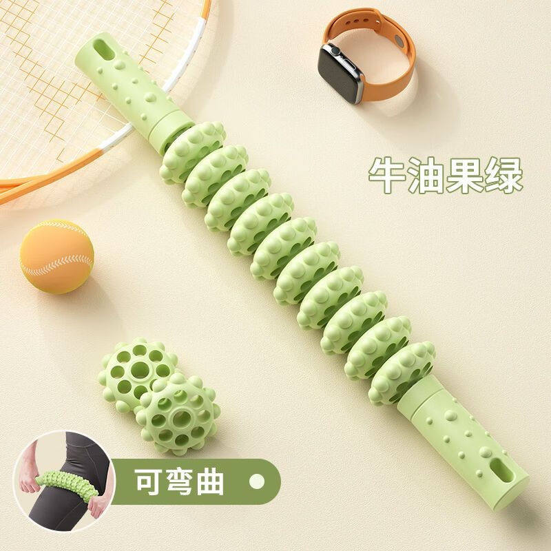 霍迈斯泡沫轴狼牙棒腿部肌肉放松器按摩滚轴柱滚轮瑜伽器材筋膜棒