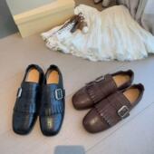 单鞋 乐福鞋 学院风时尚 流苏百搭舒适轻便休闲小皮鞋 女款 2026年新款