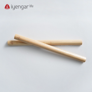 艾扬格Life 品牌瑜伽辅具实木小半圆棍