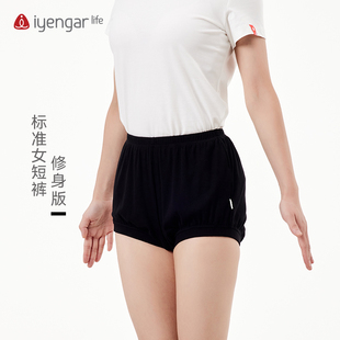 艾扬格Life 标准女短裤修身版瑜伽短裤透气健身高弹休闲习练新品