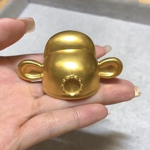 人间状元郎迷你金色状元帽摆件可爱寓意六月高考顺利装饰品摆件