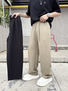 2026新款 复古直筒休闲裤 男宽松休闲百搭长裤 美式