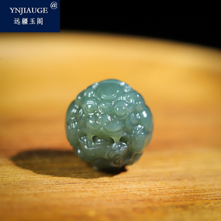 和田玉貔貅手串配珠且末蓝青料吊坠散珠圆珠优选手饰文玩配珠天然