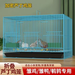 芦丁鸡专用笼加密养殖笼鹌鹑笼雏鸡小鸡笼家用加密宠物笼柯尔鸭笼