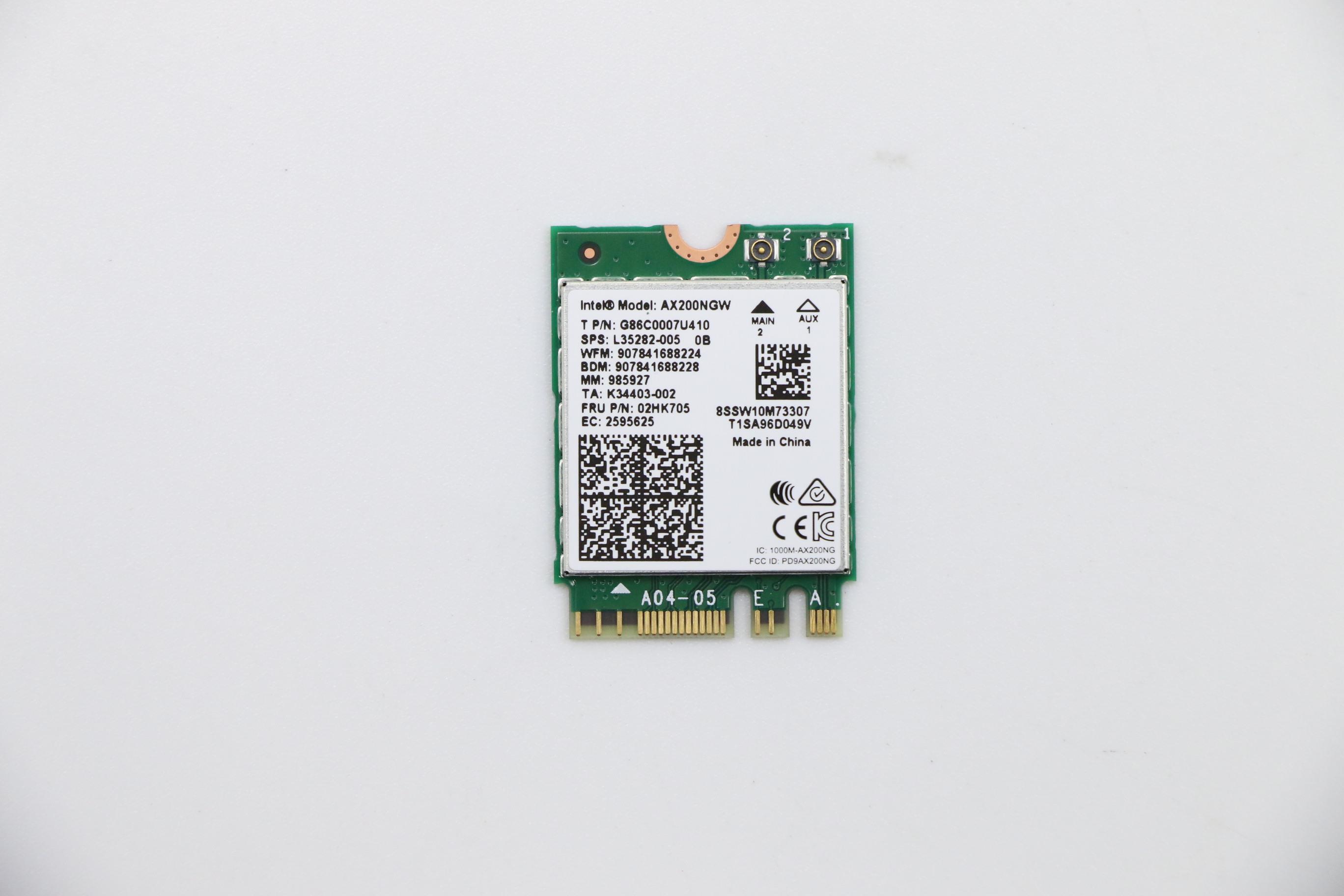 原装ThinkPad联想 Lenovo AX200NGW 无线网卡 蓝牙模块 02HK705