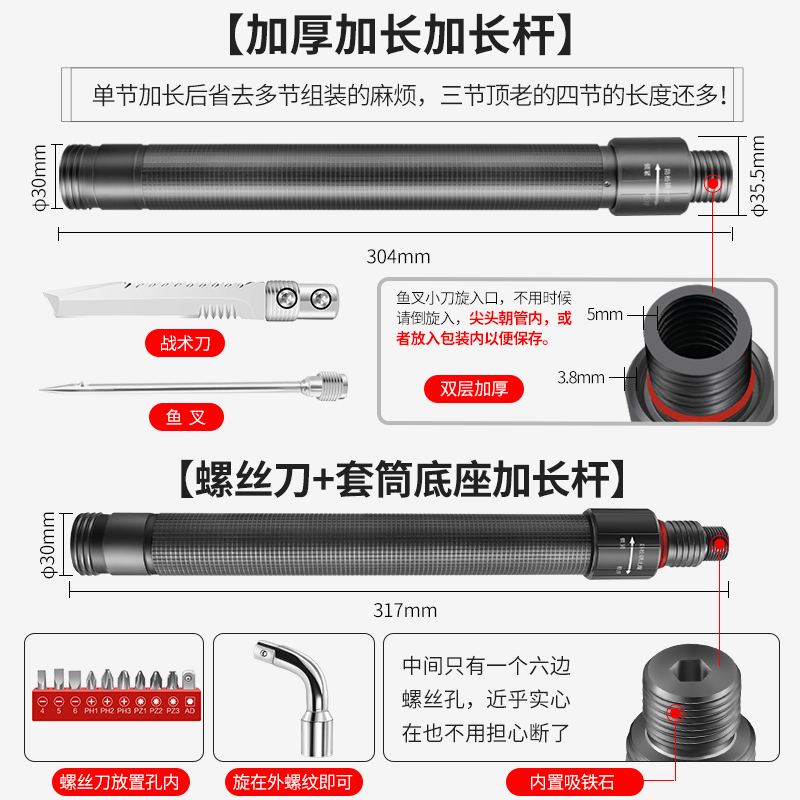 哈拿多功能工兵铲户外车载套装中国兵工铲折叠铁锹锰钢加厚加大