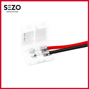 5050灯条连接器 8MM10MM带线对接免焊接头20条一组3528 热卖 2PIN