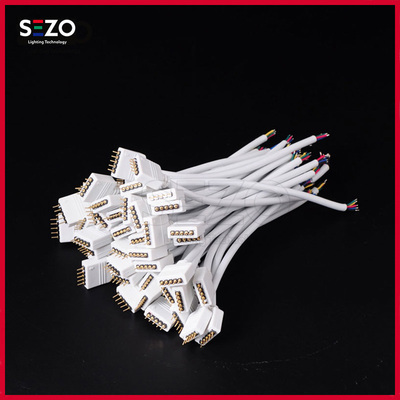 热卖led灯条5pinrgbw公母连接器
