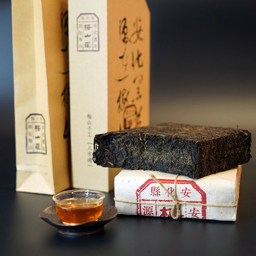 梅山崖安化黑茶首批收藏东莞陈化