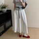 温柔慵懒风时尚 韩系极简穿搭 2026春款 休闲显瘦垂感半身裙女