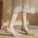 2026春季 其他拖鞋 2024年夏季 中跟PUT型细跟橡胶 新款