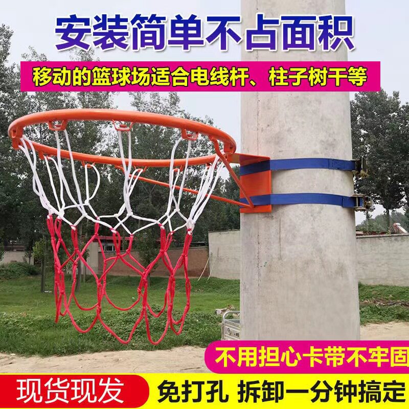 篮球框儿童成人篮球圈双弹簧实心室内篮球筐壁挂投篮的圈篮筐