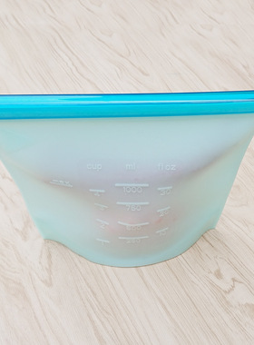 推荐硅胶保鲜袋密封食品袋厨房用品家用保鲜收纳袋食物分装