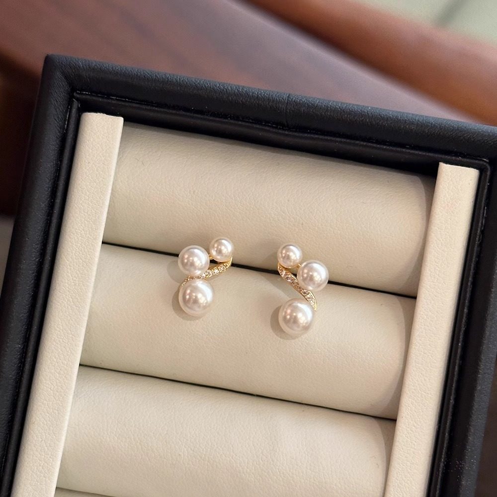 s999足银银针跳动的音符耳钉女精致小众高级施家珍珠耳环日常耳饰,饰品/流行首饰/时尚饰品新,银饰耳饰,淘宝优惠券,粉丝福利购,淘宝优惠卷