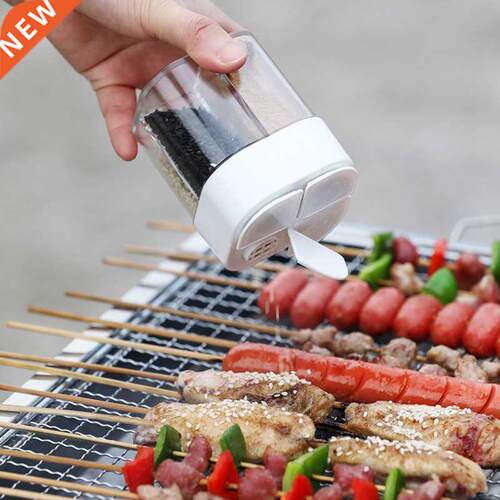 4 In 1 Plastic Salt and Pepper Shaker Transpent Spice Disp