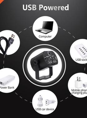 RGB 60 Patterns DJ Disco Light Strobe Party Stage Lighting E