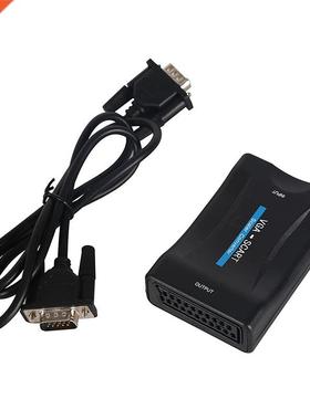 Scart Converter PC VGA To SCART Video Audio Converter Adapte