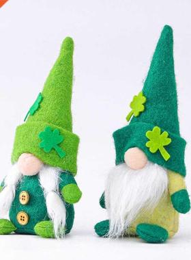 Swedish Gnome Patricks Day Stuffed Gnome Plush Doll Swedish