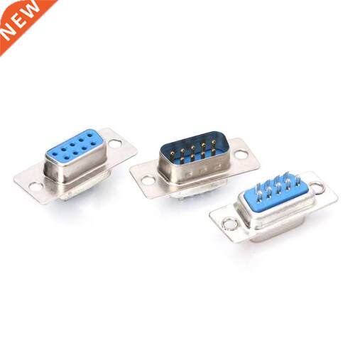 5Pairs DB9 Male and Female RS22 9 Pin Wire Solder Serial Po