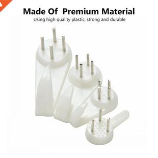 Photo Painting Plastic Invisibl Han 20PCS Nail White