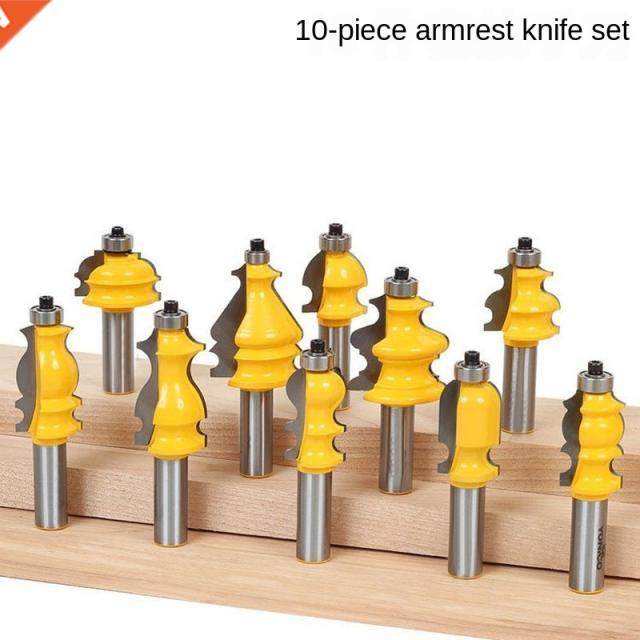 10PCS 1/2 Shank Archtectural Moldng Router Bts Set Casng